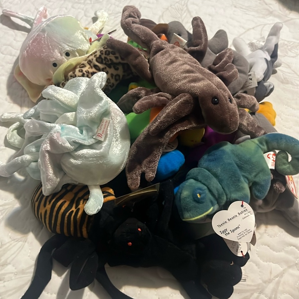20 mix and match ty Beanie Babies